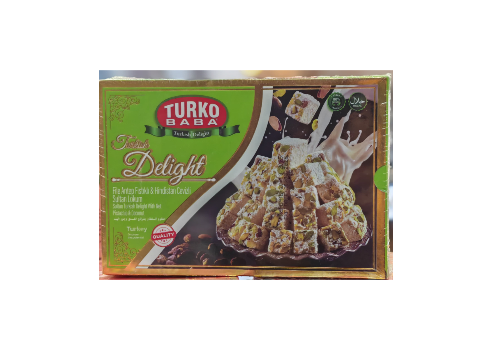 Turkish Delights Coconut with Pistachios