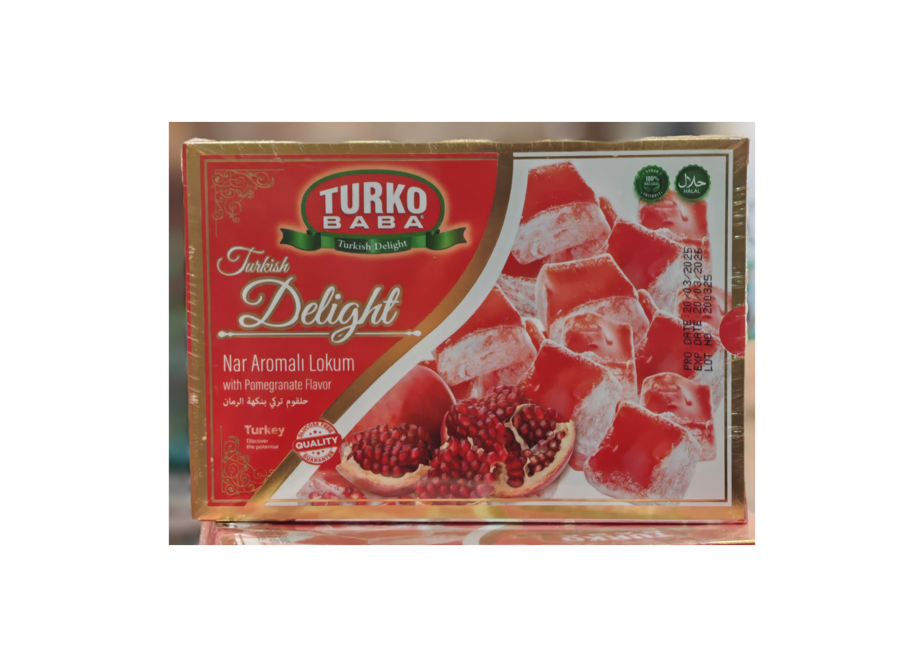 Turkish Delights Pomegranate (Powdered Sugar)