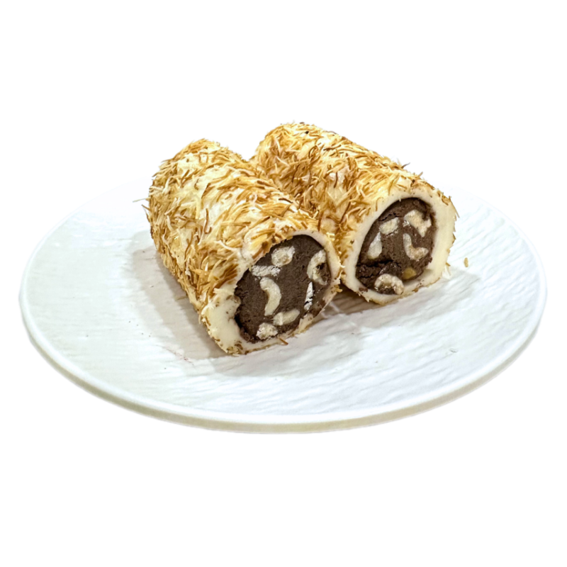 Kunafa Wrap Hazelnut Roll