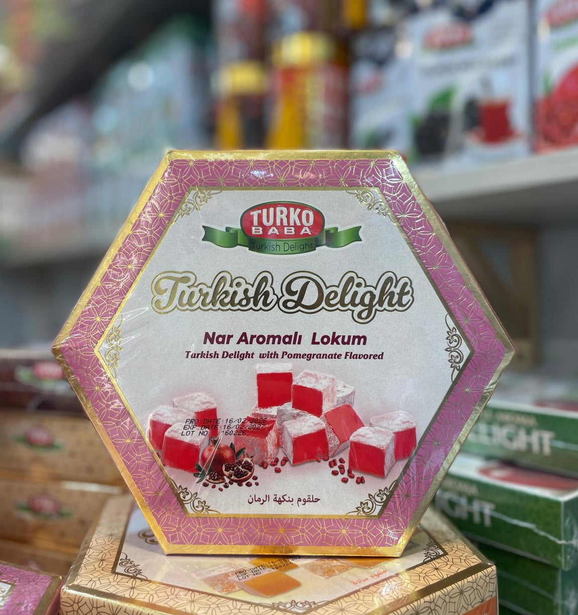 Pomegranate Turkish Delights