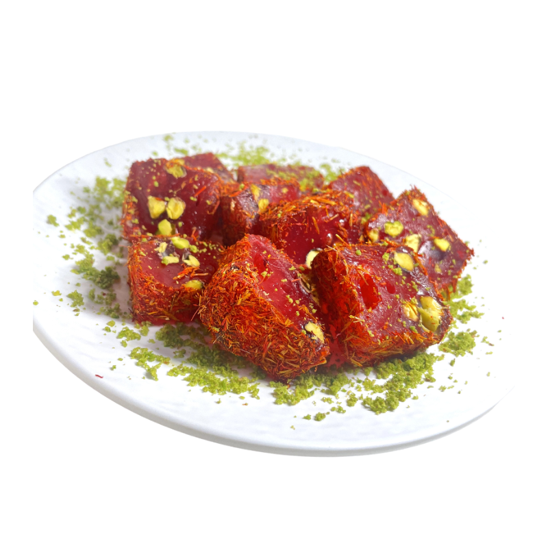 Saffron Delights with Pistachios