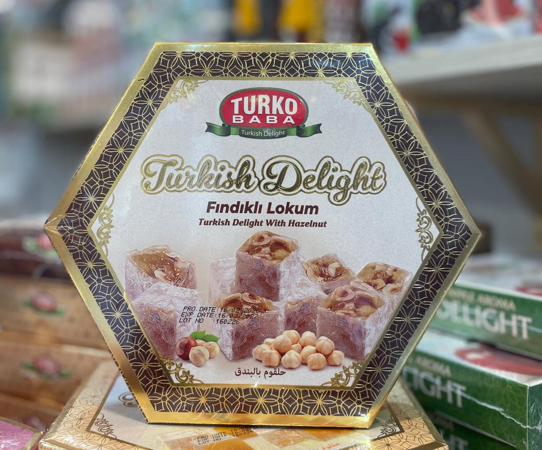 Turkish Delights with Hazelnuts