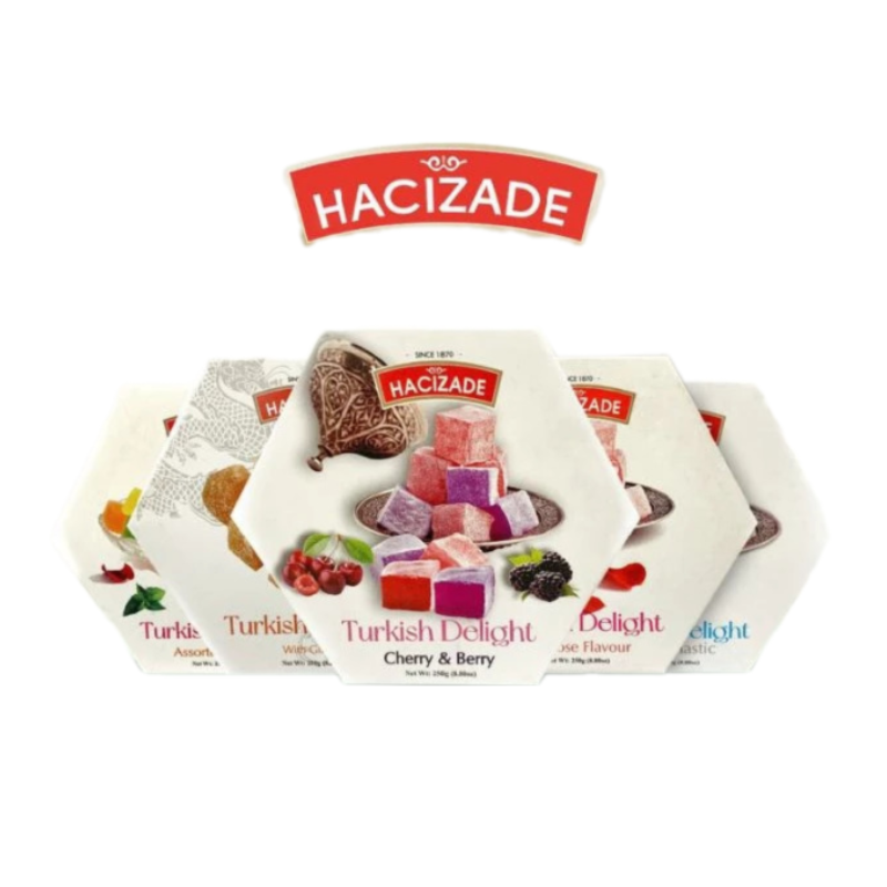 Hacizade Turkish Delights Box - 250 Gramm